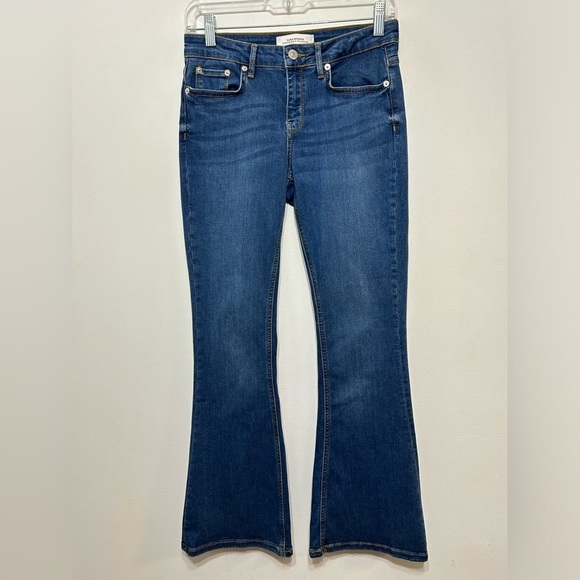 Zara Woman Premium Denim Flare Leg Jeans - Picture 1 of 6